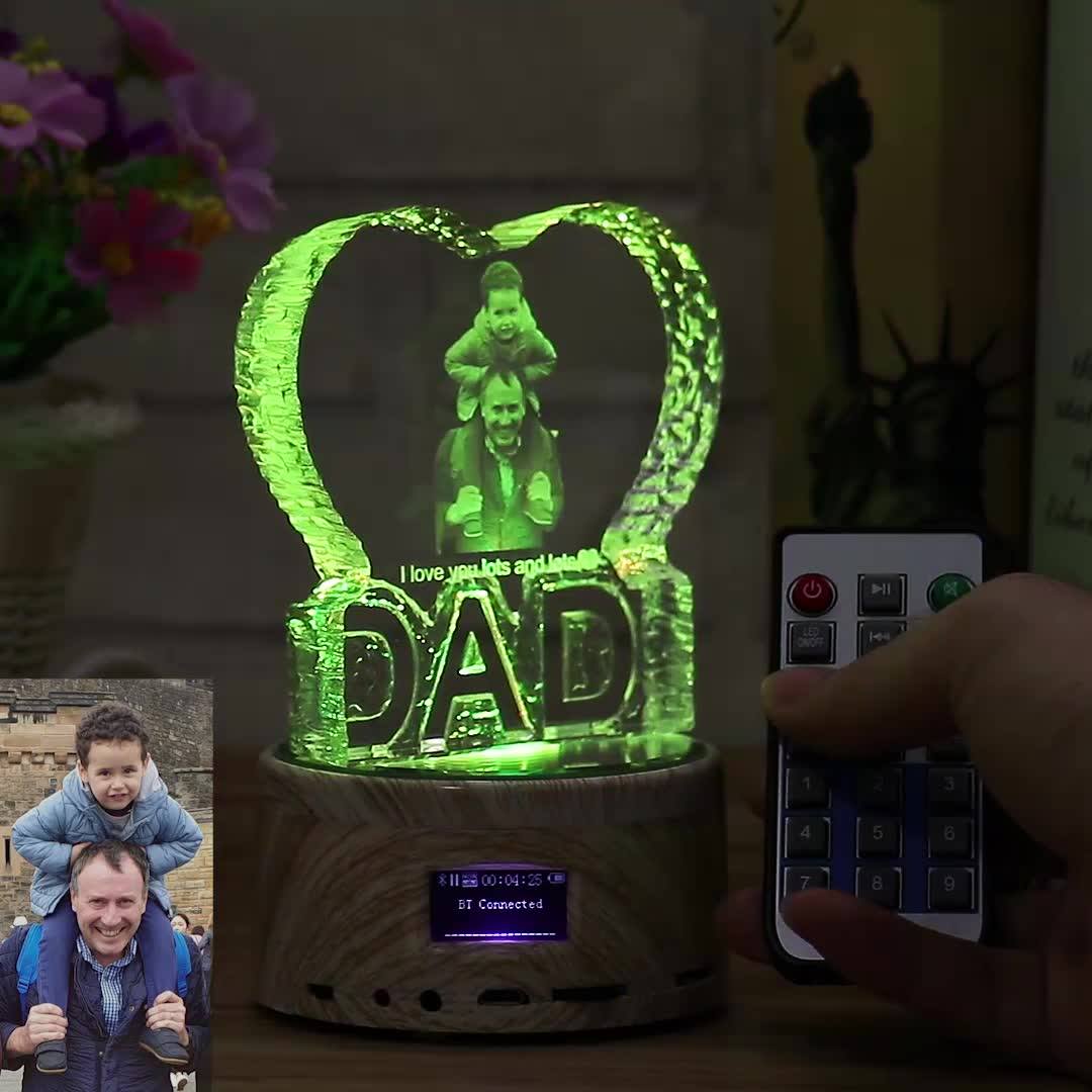 DAD - Bluetooth Photo 3D Cristal Musique Lumière