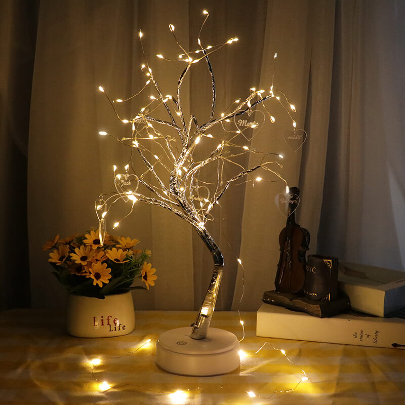 Nom personnalisé des lumières d'arbre de Noël