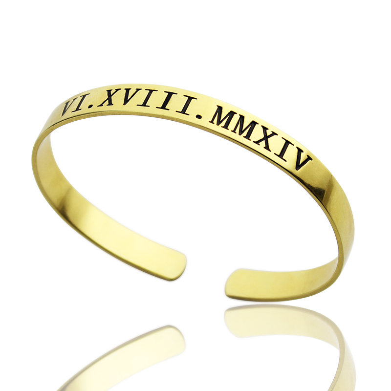 romain Numéral date bracelet