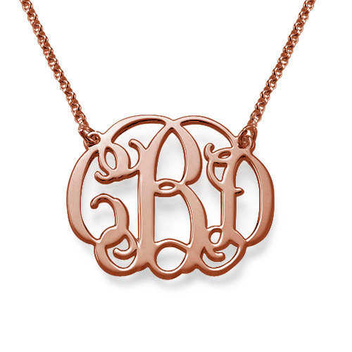 Célébrité monogram necklace