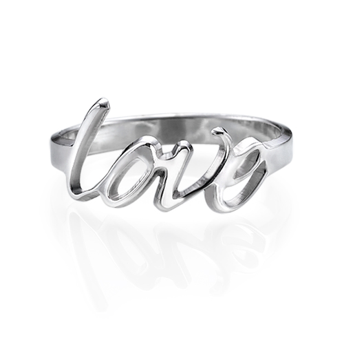 La Bague Love en Argent