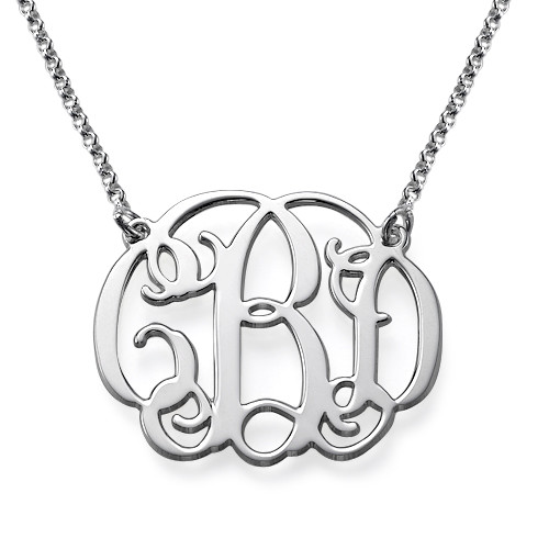 Célébrité monogram necklace