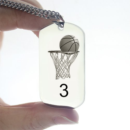  Basketball Chien Étiquette prénom Collier