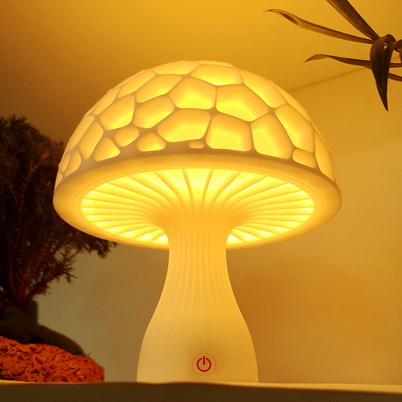 Veilleuse 3D créative aux champignons