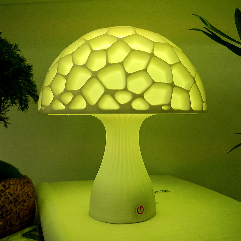 Veilleuse 3D créative aux champignons